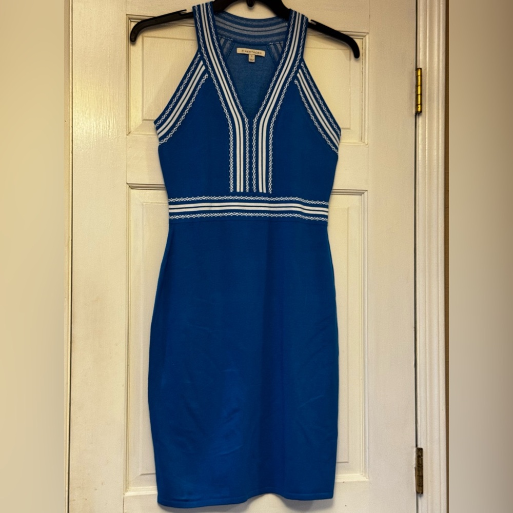 41 Hawthorn Blue and White Mini Dress